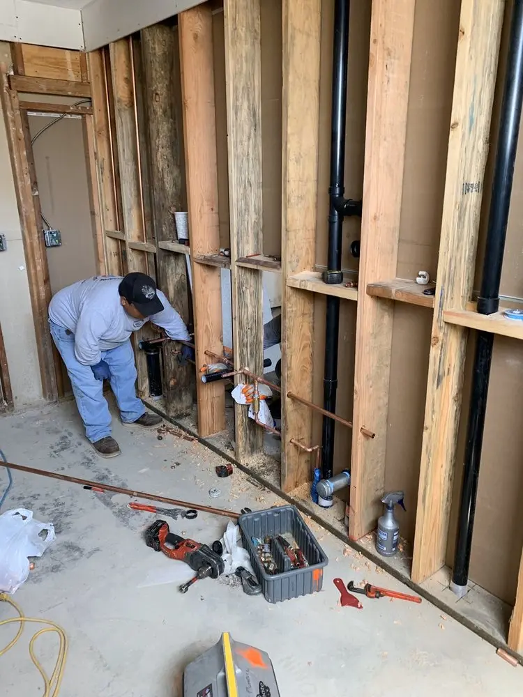 Commercial rough-in plumbing for Trenchless Sewer Repair in Meadow Oaks